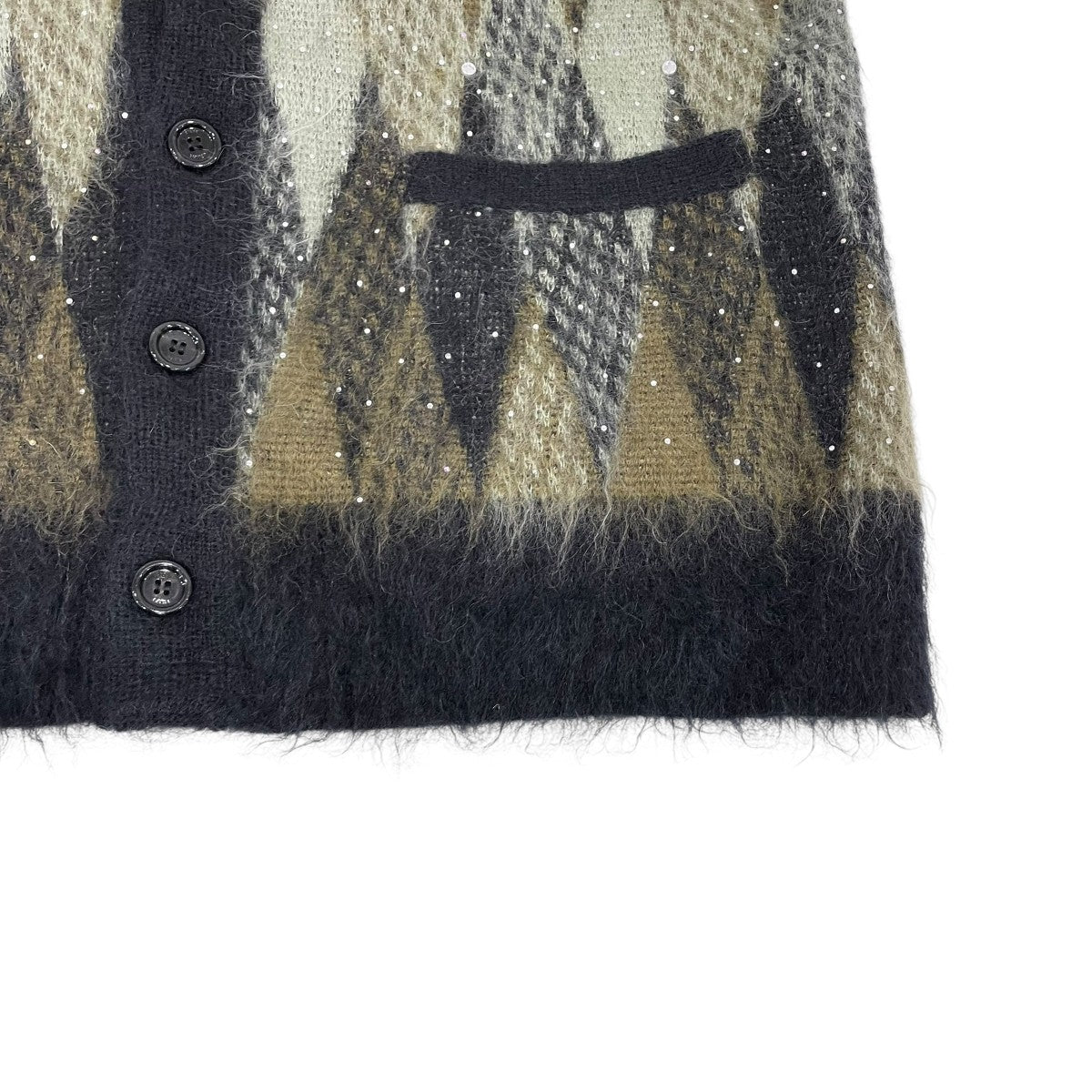 CELINE(セリーヌ) ブラッシュド モヘアエンブロイダリー ロング