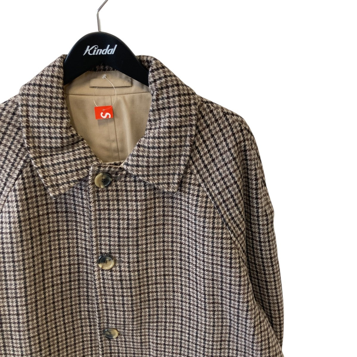 Supreme(シュプリーム) Reversible Houndstooth Overcoatリバーシブル