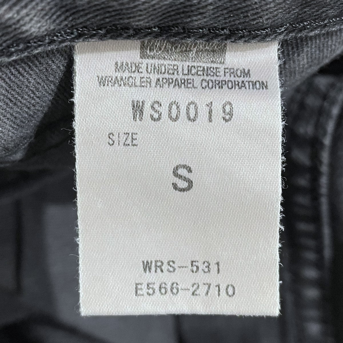 Wrangler×Ron Herman 加工クロップドデニムパンツ WS0019 古着・中古-8枚目のアイテム画像