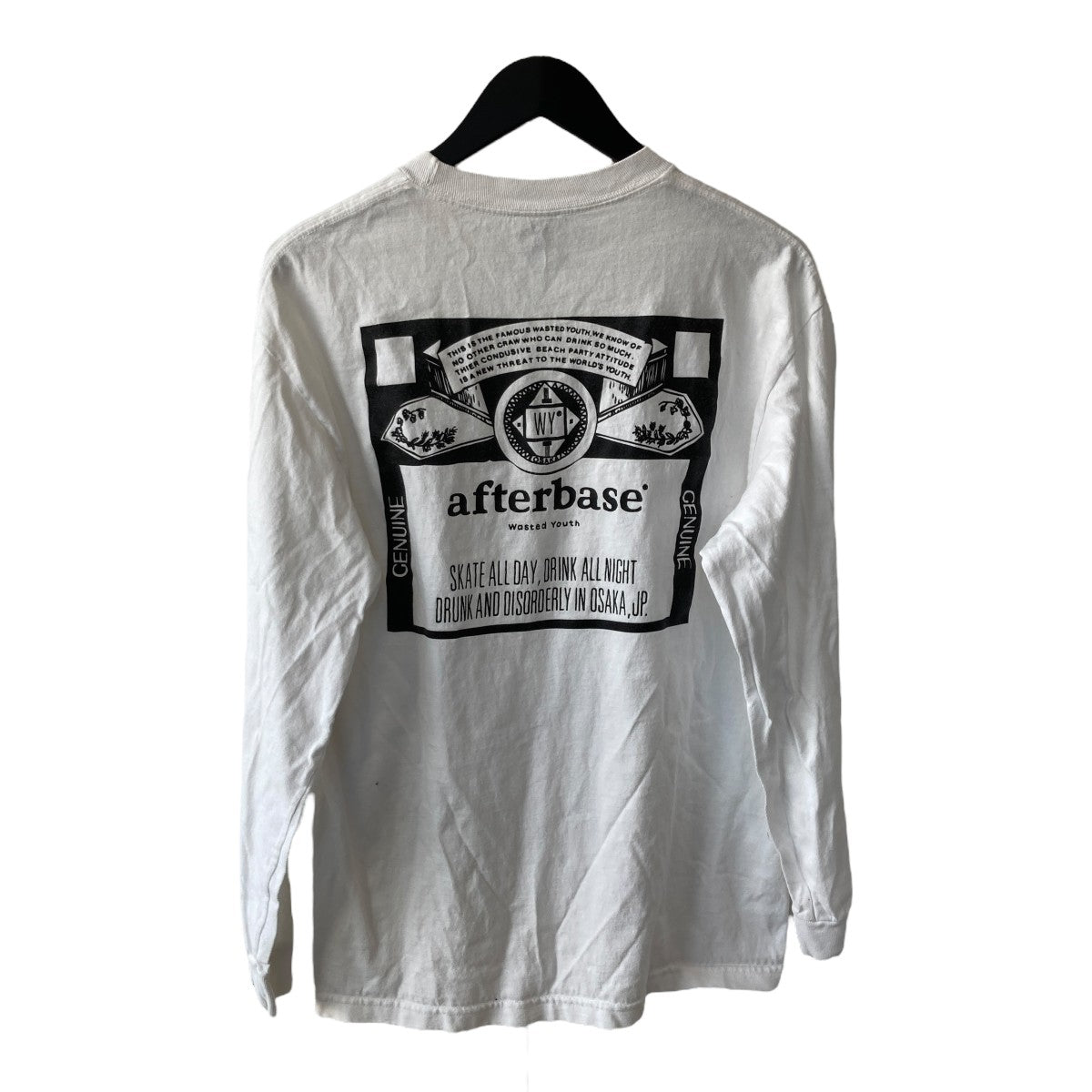 AFTERBASE×Wasted Youth ロングスリーブカットソー 古着・中古-2枚目のアイテム画像