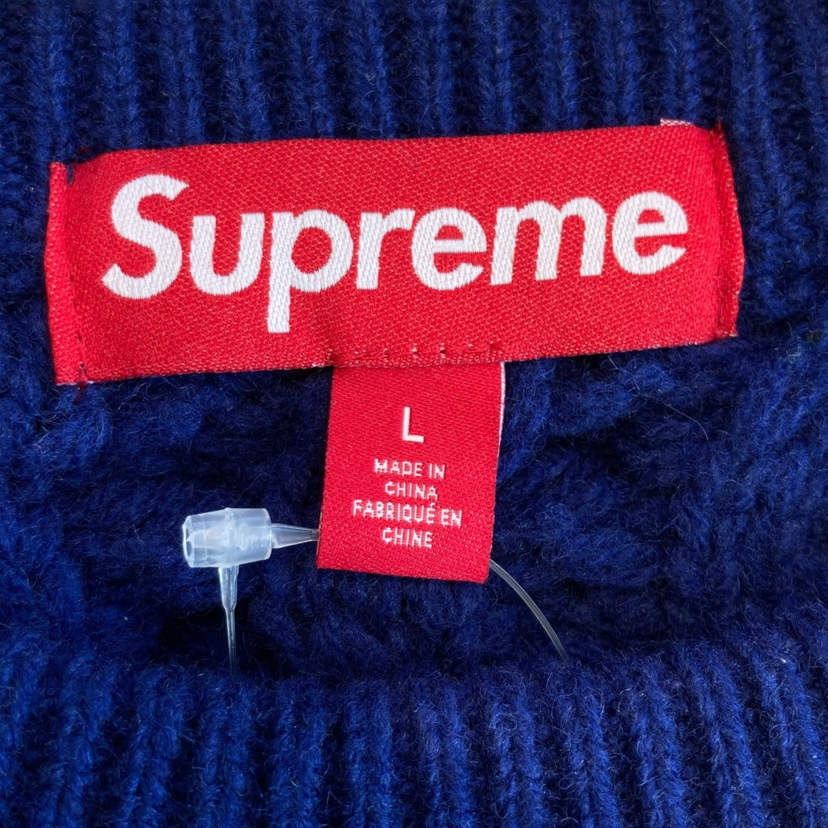 Supreme(シュプリーム) ニットセーター ネイビー サイズ L｜【公式