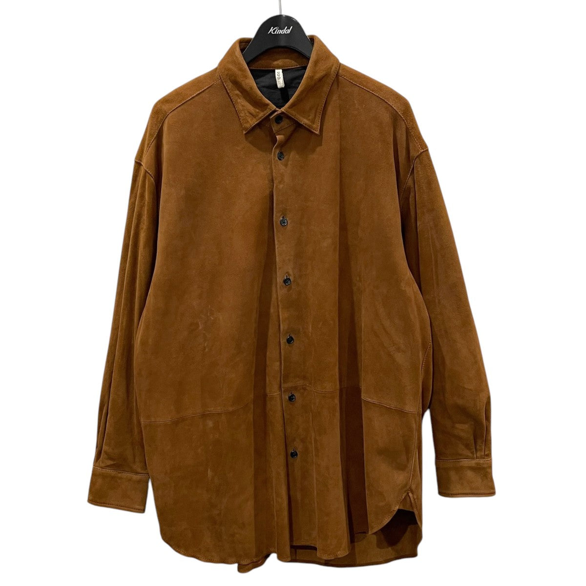 CCU(シーシーユー) 「US2D4591-1NEAT REGULAR COLLAR SHIRT」レザー 