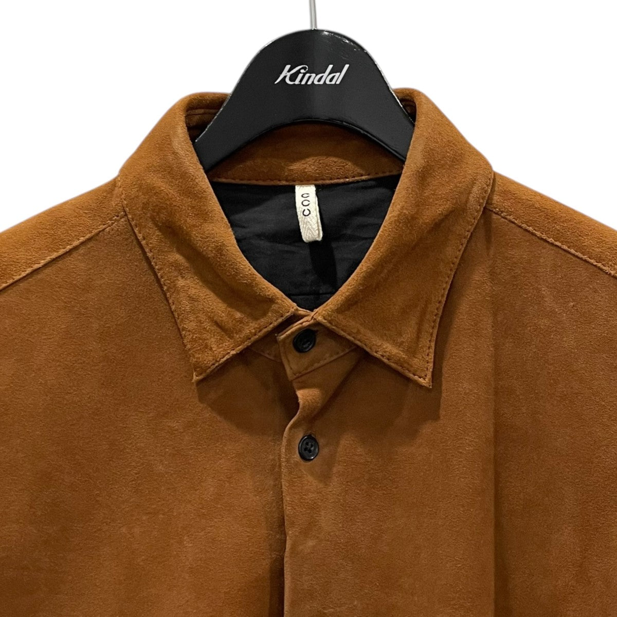CCU(シーシーユー) シープスウェードシャツ NEAT REGULAR COLLAR SHIRT