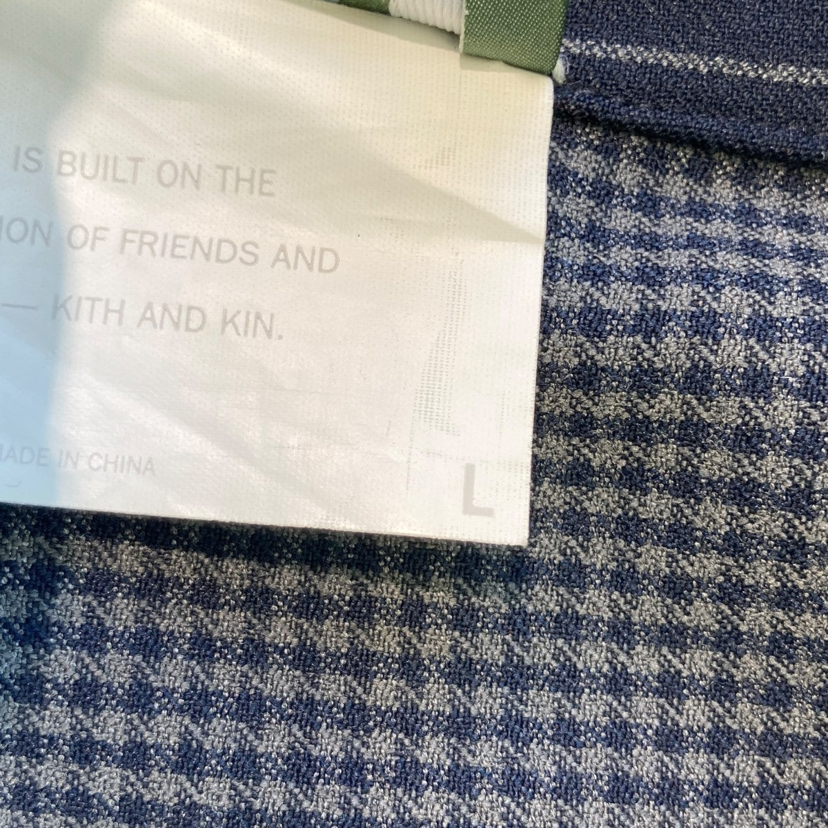 KITH(キス) ストライプコーチジャケット ネイビー サイズ L