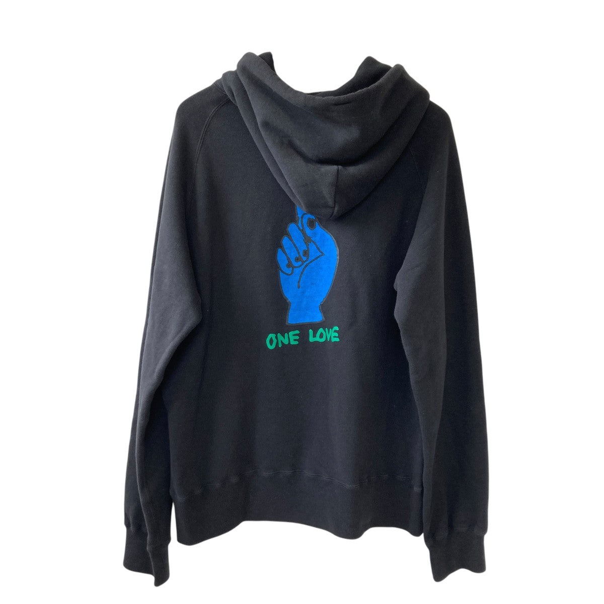 sacai Gonz ONE LOVE Hoodieプルオーバーパーカー24-0815S 古着・中古-2枚目のアイテム画像