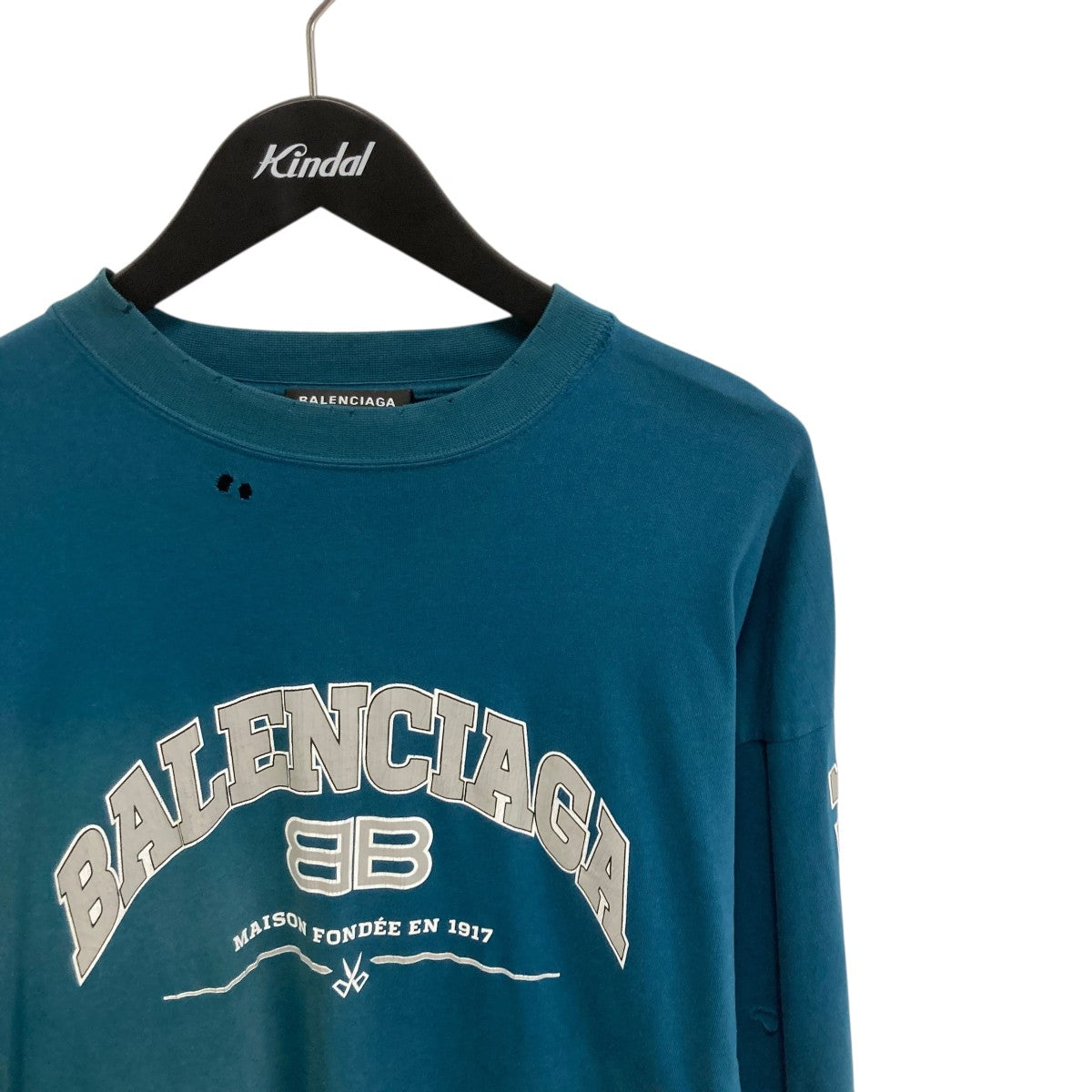 BALENCIAGA The Simpsons ユーズド加工ロングスリーブTシャツ681046 古着・中古-3枚目のアイテム画像