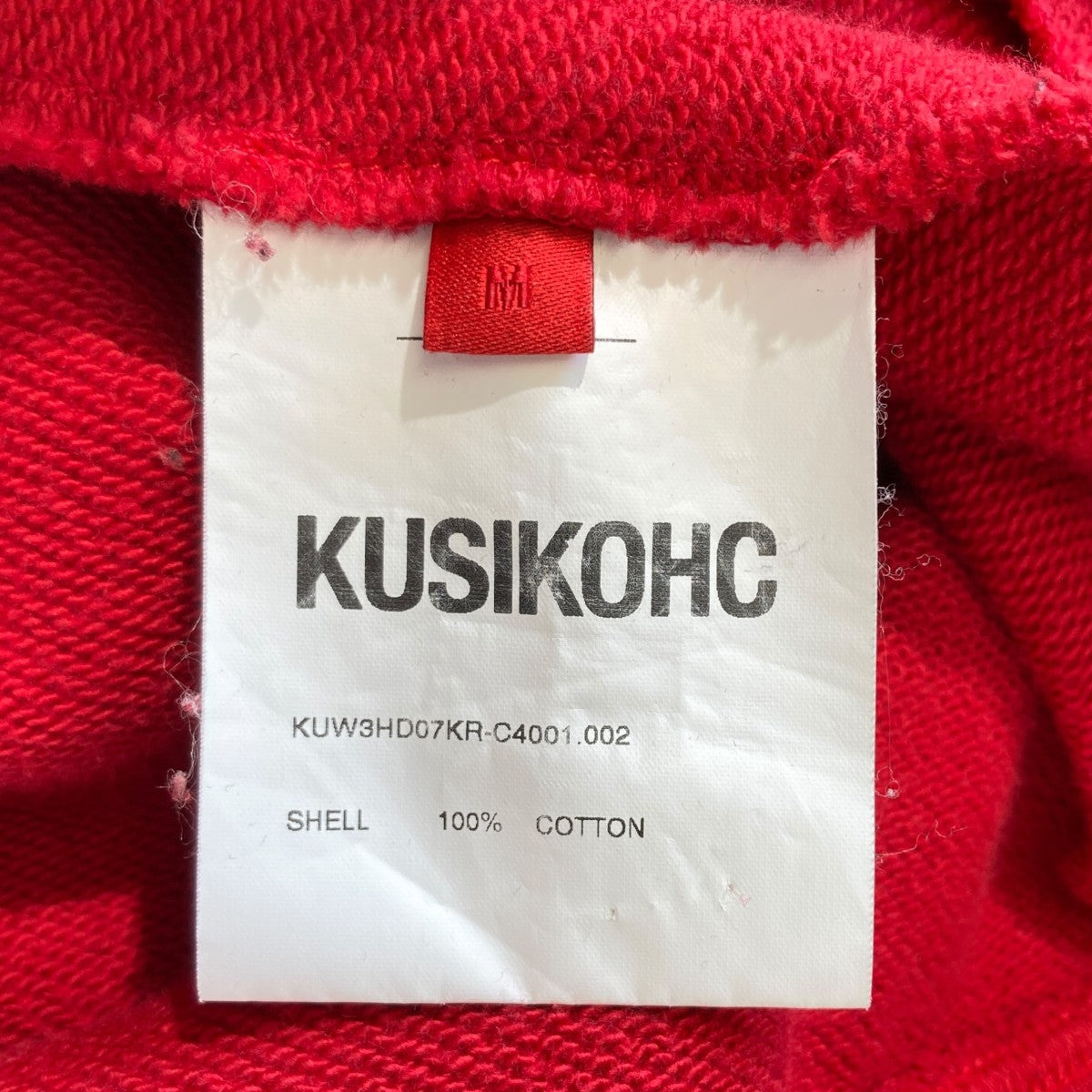 KUSIKOHC(クシコック) MOTO MEN PRINT HOODIEプルオーバー