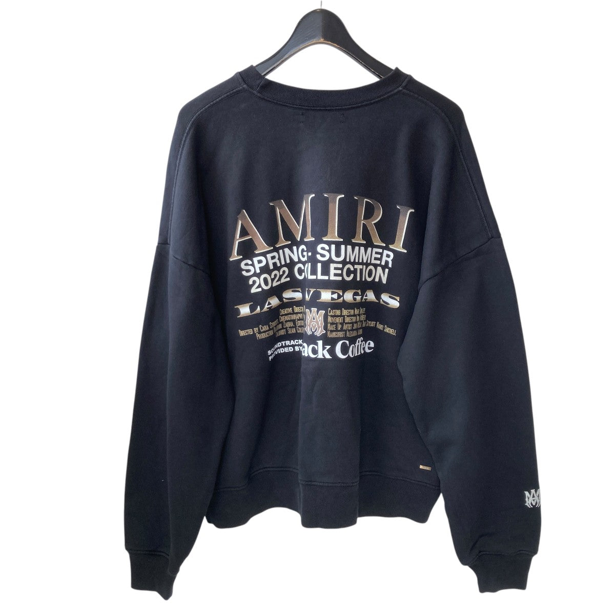 AMIRI(アミリ) 22SSblack coffeeスウェットトレーナー ブラック サイズ 