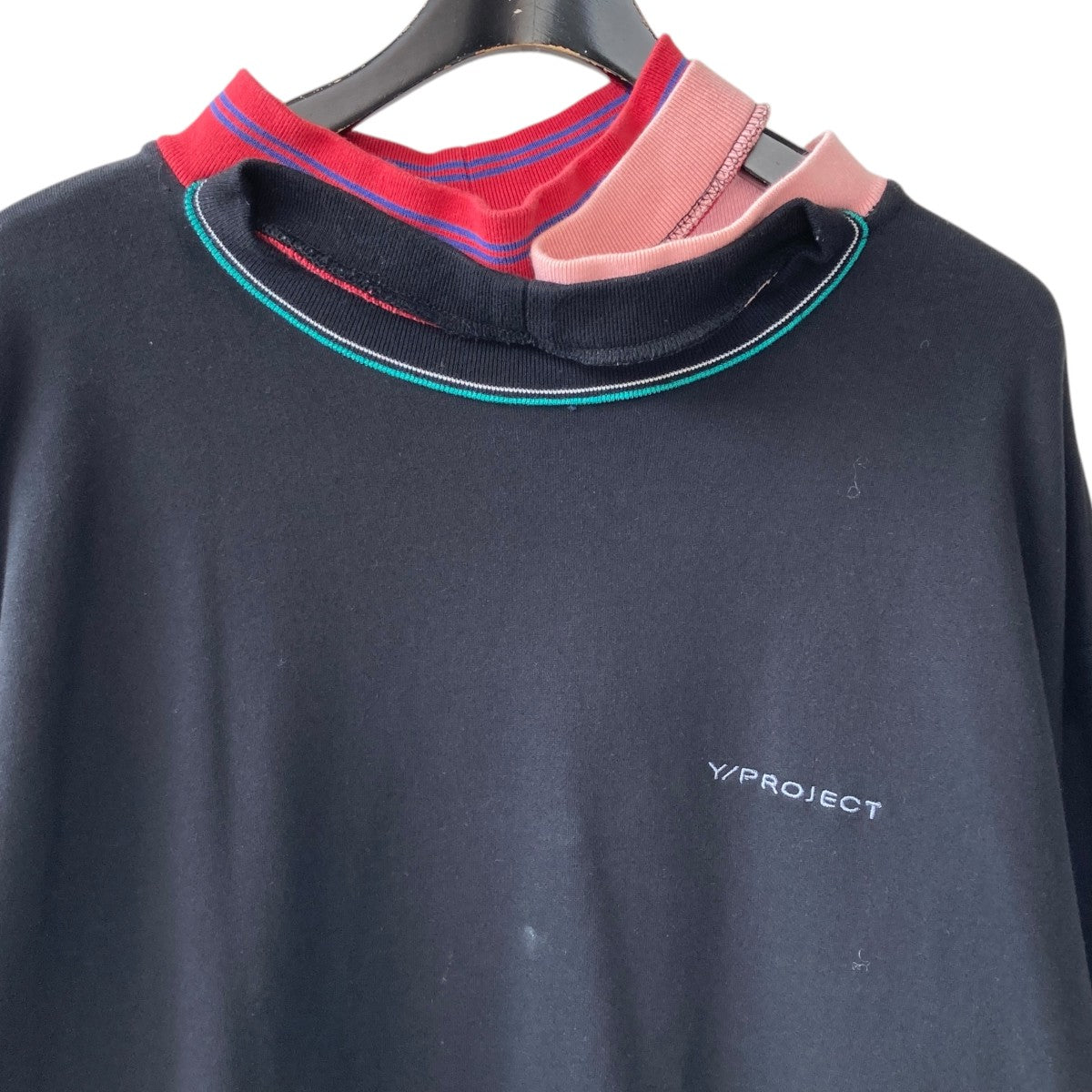 y\project カットソー Y／project(ワイプロジェクト) スウェットトレーナー ブラック、ピンク