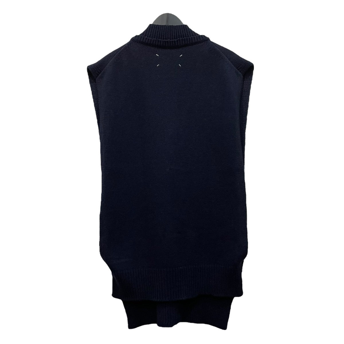 ウールリネンタバード Vネックニットベスト SI1TH0001
