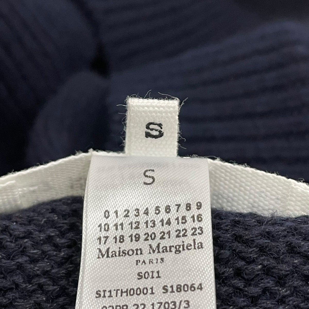 ウールリネンタバード Vネックニットベスト SI1TH0001