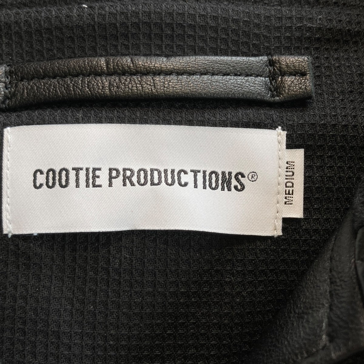 COOTIE PRODUCTIONS(クーティープロダクションズ) 2024Leather Zip