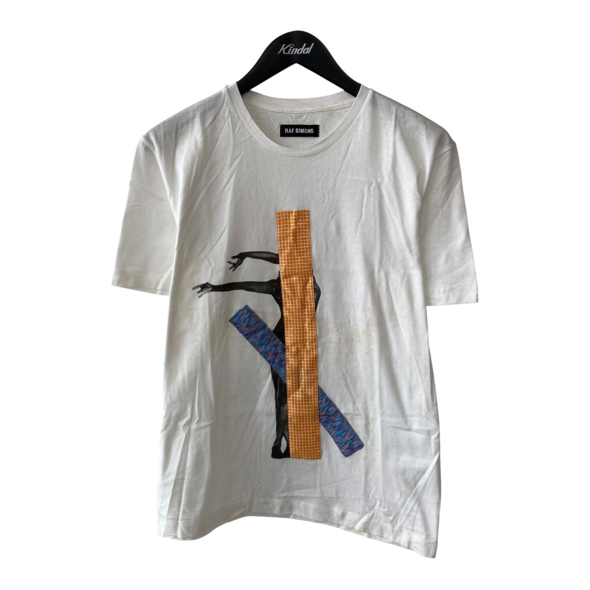 レア！貴重！Raf Simons グラフィックプリント長袖カットソー 46 RAF SIMONS Big fit shirt with printed Solemn-X BLACK | AYIN