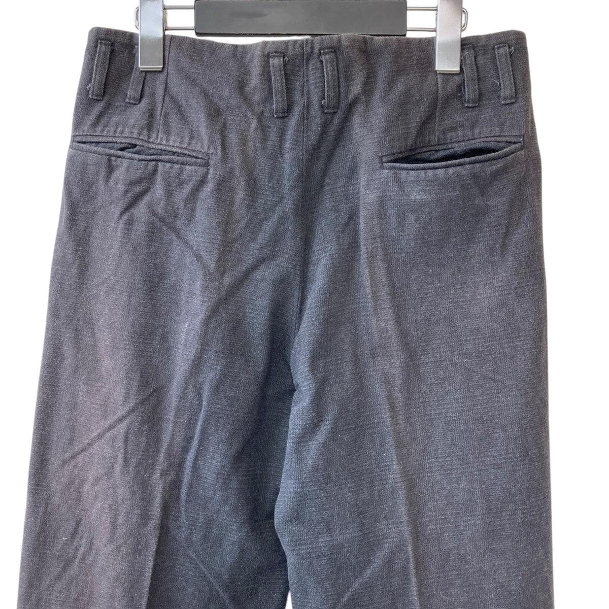 [closer期]RAF SIMONS グレー チェック スラックス RAF SIMONS(ラフシモンズ) 03AWCLOSER期チェックパンツ グレー サイズ