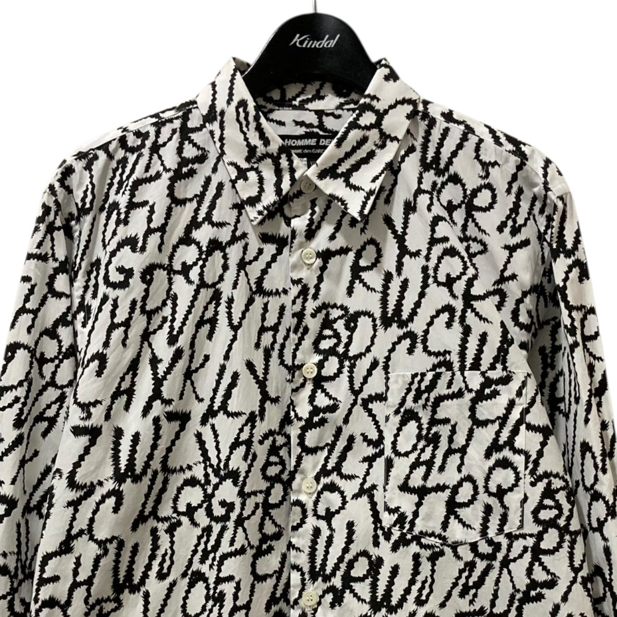 COMME des GARCONS HOMME DEUX 総柄 ロングスリーブシャツDN-B051 古着・中古-3枚目のアイテム画像