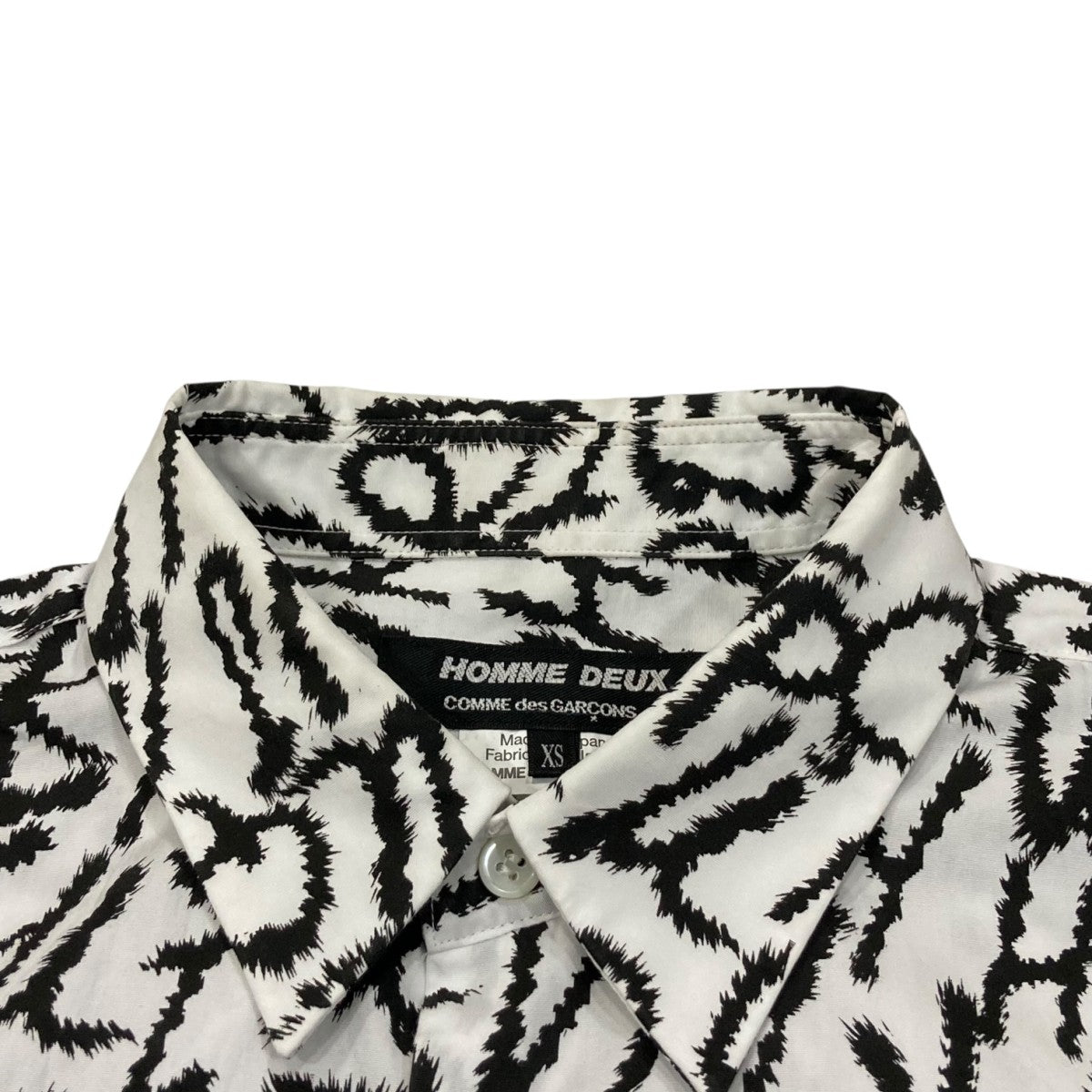 COMME des GARCONS HOMME DEUX 総柄 ロングスリーブシャツDN-B051 古着・中古-6枚目のアイテム画像