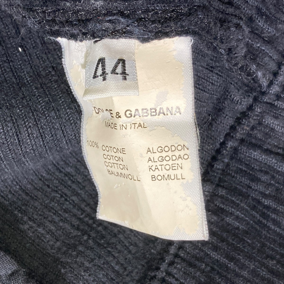 DOLCE ＆ GABBANA(ドルチェアンドガッバーナ) コーデュロイカーゴ