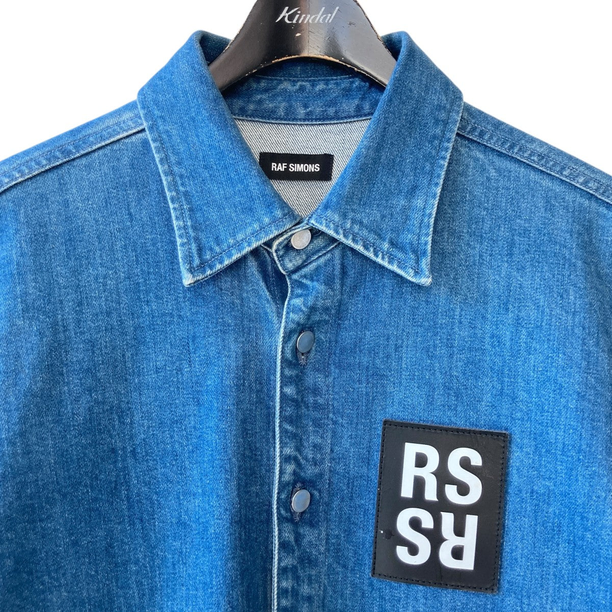 RAF SIMONS (ラフシモンズ) 19SS BIG FIT DENIM SHIRT with TWO