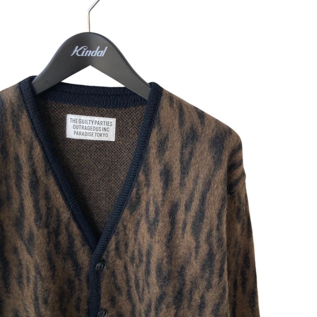WACKO MARIA(ワコマリア) LEOPARD MOHAIR CARDIGANレオパード柄