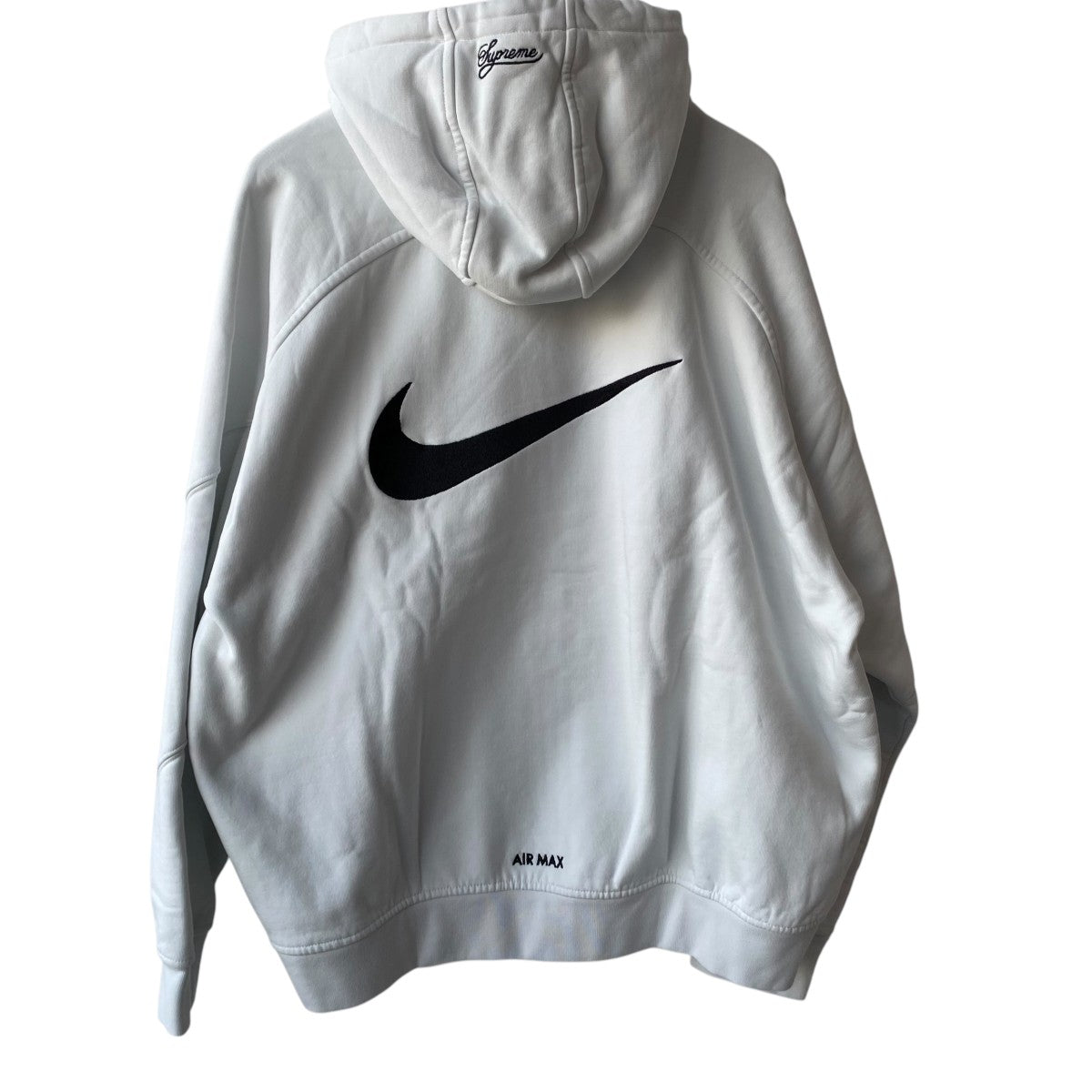 人気が高い HF9633-121 ジップパーカー NIKE×Supreme ホワイト XL サイズ スケートボード