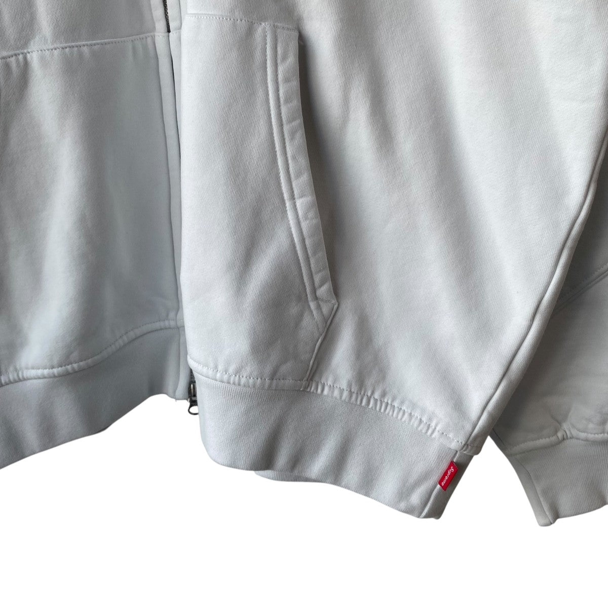 Supreme Nike Zip Up Hooded Sweatshirt Heather Grey Men's