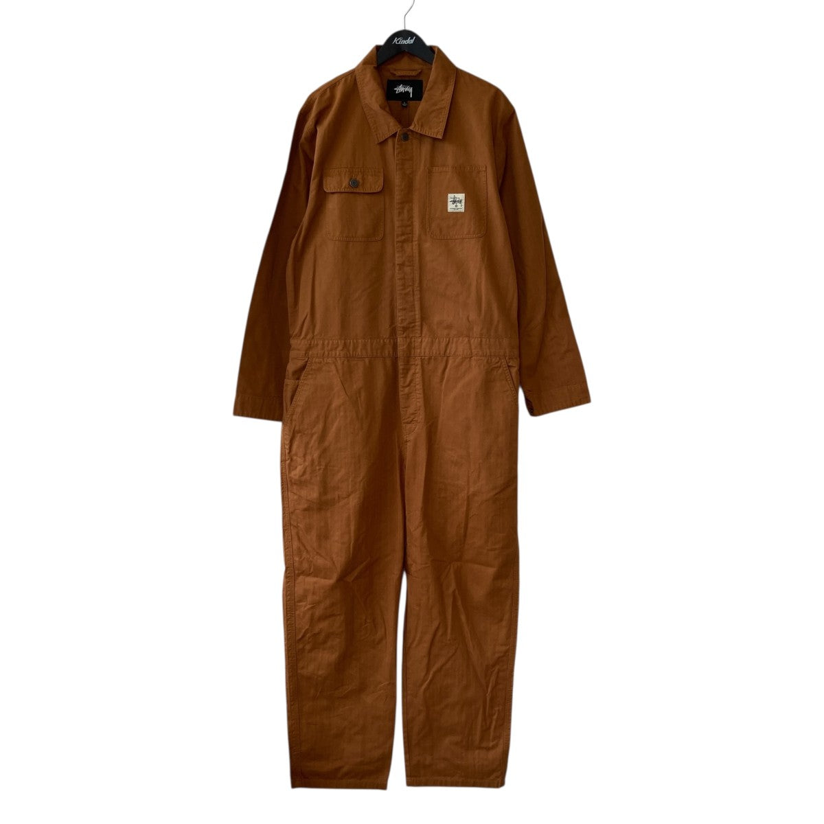stussy(ステューシー) ヘリンボーンオールインワン ブラウン