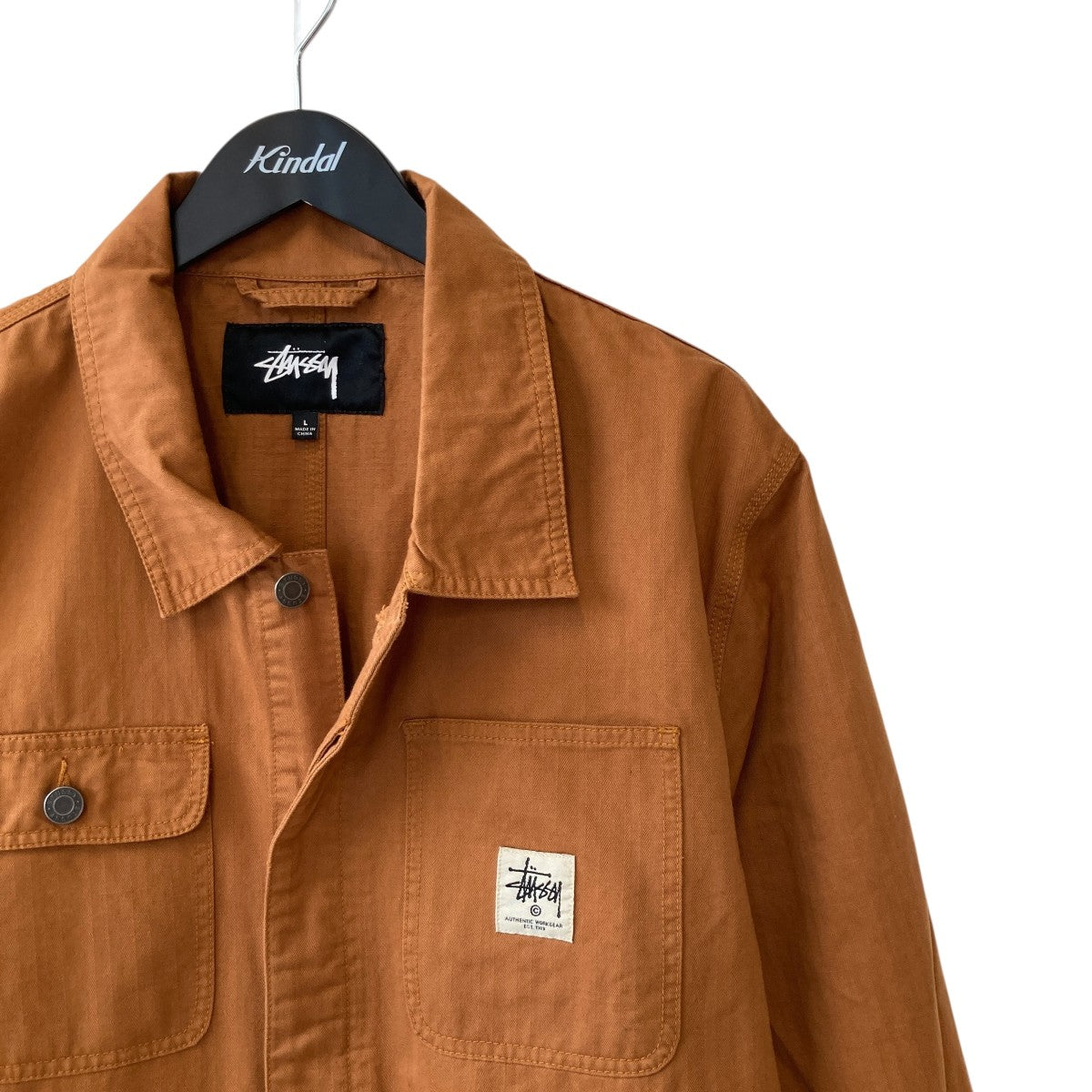 stussy ヘリンボーンオールインワン 古着・中古-3枚目のアイテム画像