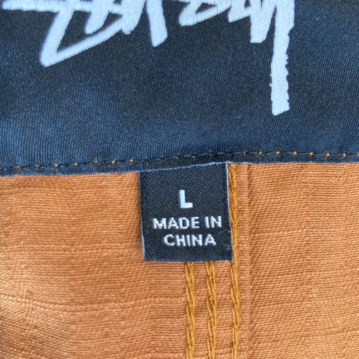 stussy ヘリンボーンオールインワン 古着・中古-5枚目のアイテム画像