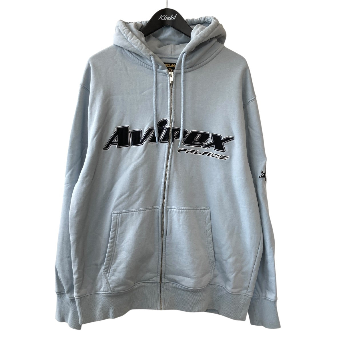 PALACE パーカー ジップパーカー ネイビー PALACE パーカー ジップパーカー ネイビー - メルカリ