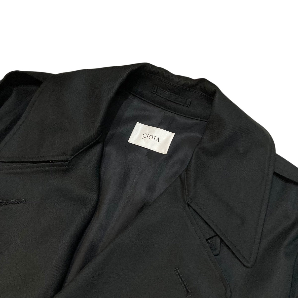CIOTA(シオタ) トレンチコートcom-1 com-1 ブラック サイズ 5｜【公式