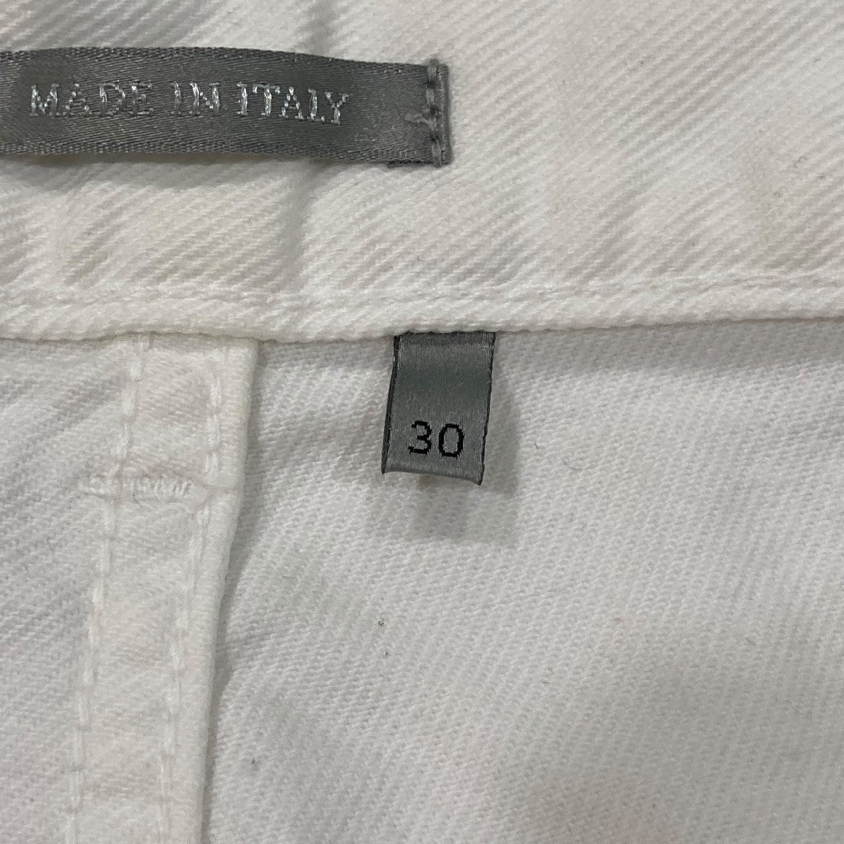 SALE中 レア !  Dior ガリアーノ期 トロッター　ホワイトデニムパンツ SALE中 レア ! Dior ガリアーノ期 トロッターホワイトデニムパンツ