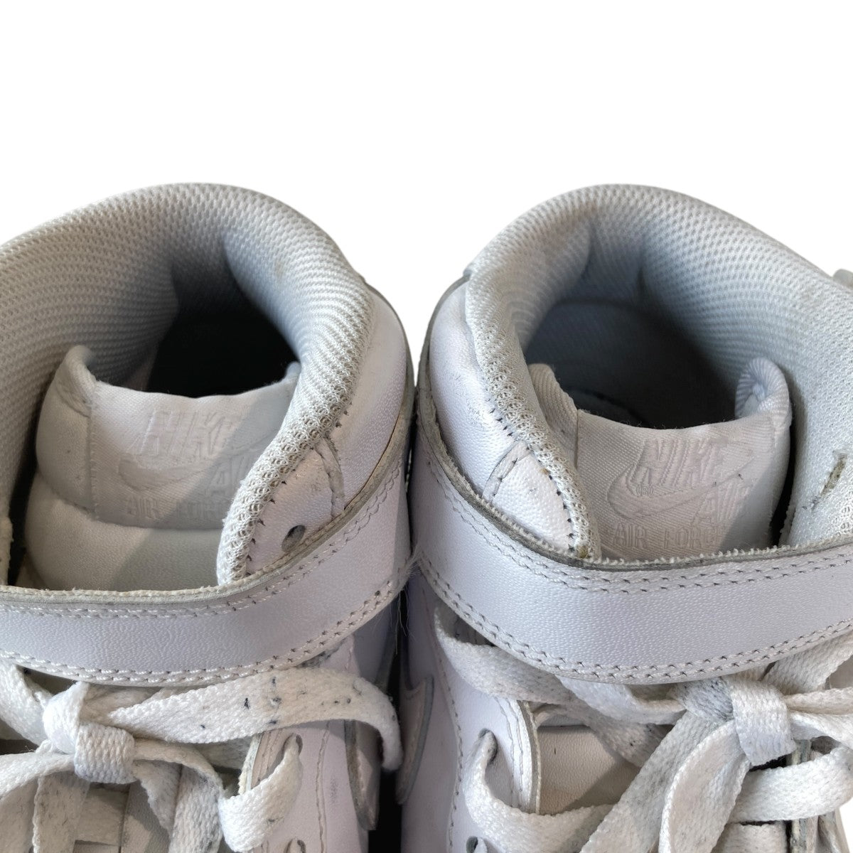 NIKE AIR FORCE 1 ハイカット　ブラウンホワイト26.5cm 26.5センチ Nike Air Force 1 ハイカット ホワイト - メルカリ