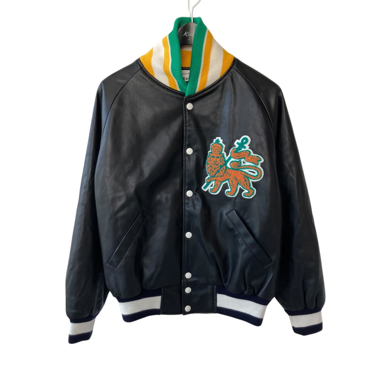 SYNTHTETIC LEATHER STADIUM JKTスタジャン22SS-JK-006
