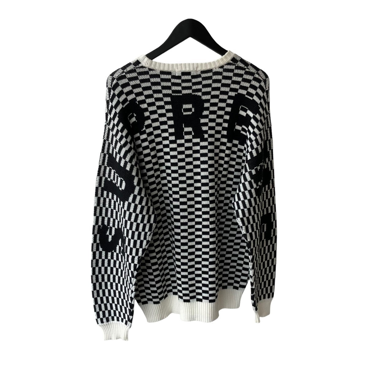 Back Logo Sweater Checkerboardニット