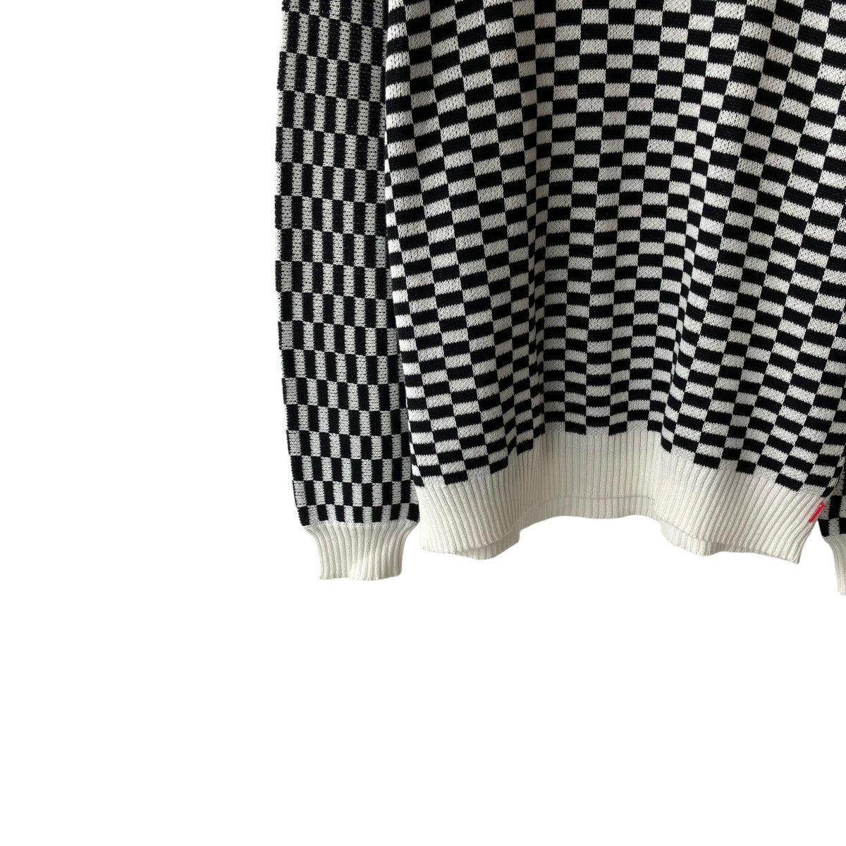 Back Logo Sweater Checkerboardニット