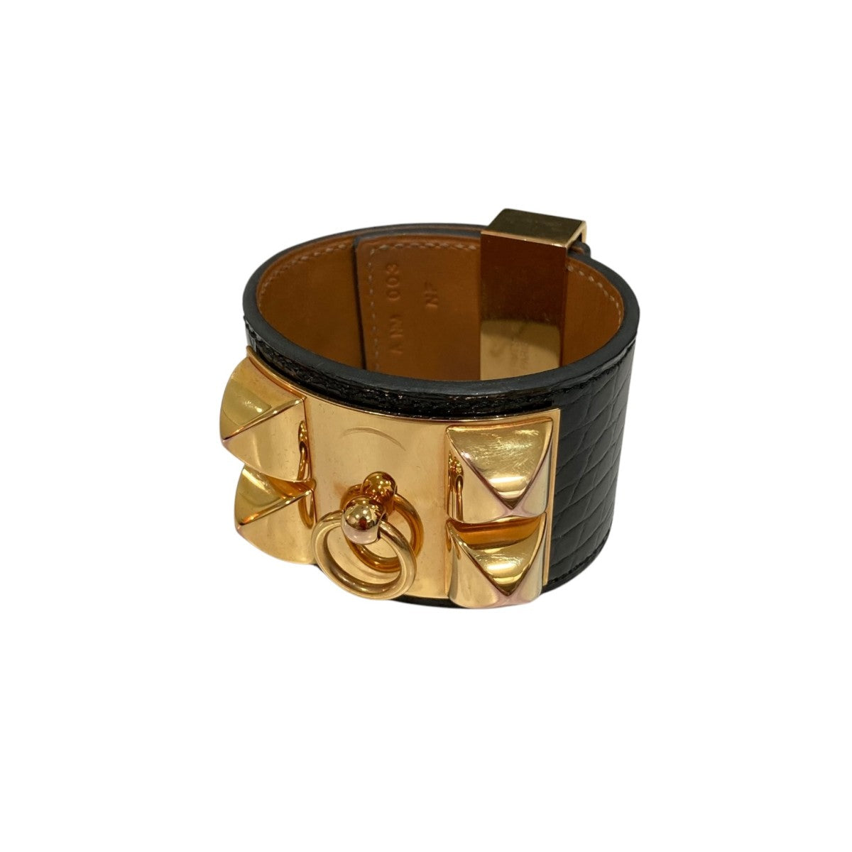 【保証書付】 HERMES(エルメス) コリエドシアン アリゲーターブレスレットA アクセサリー
