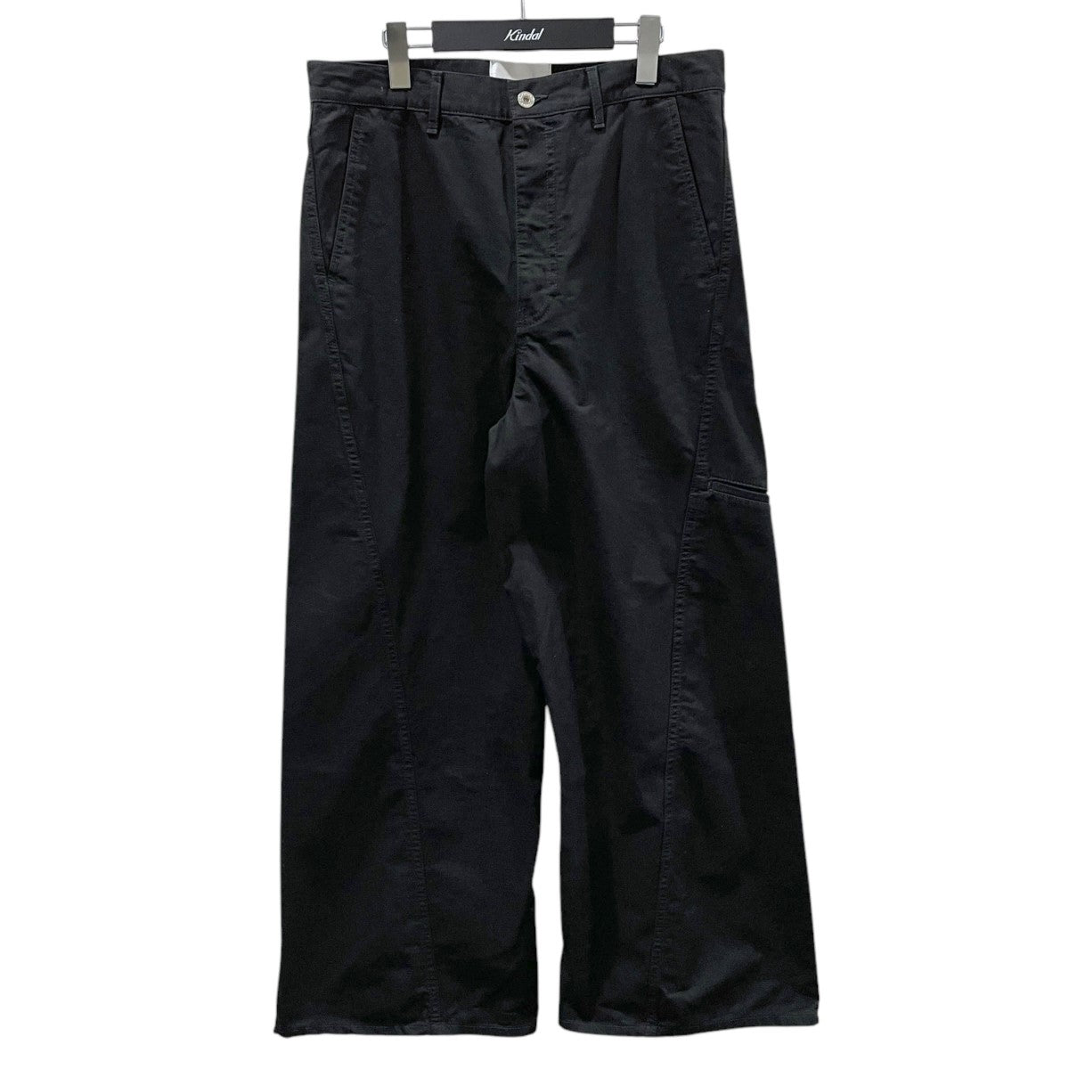 【未使用品】 クラネ タグ付き ワイドパンツ 裏地付 日本製 黒 クラネ CLANE HIGH WAIST WIDE PANTS （BLACK） - ファッション