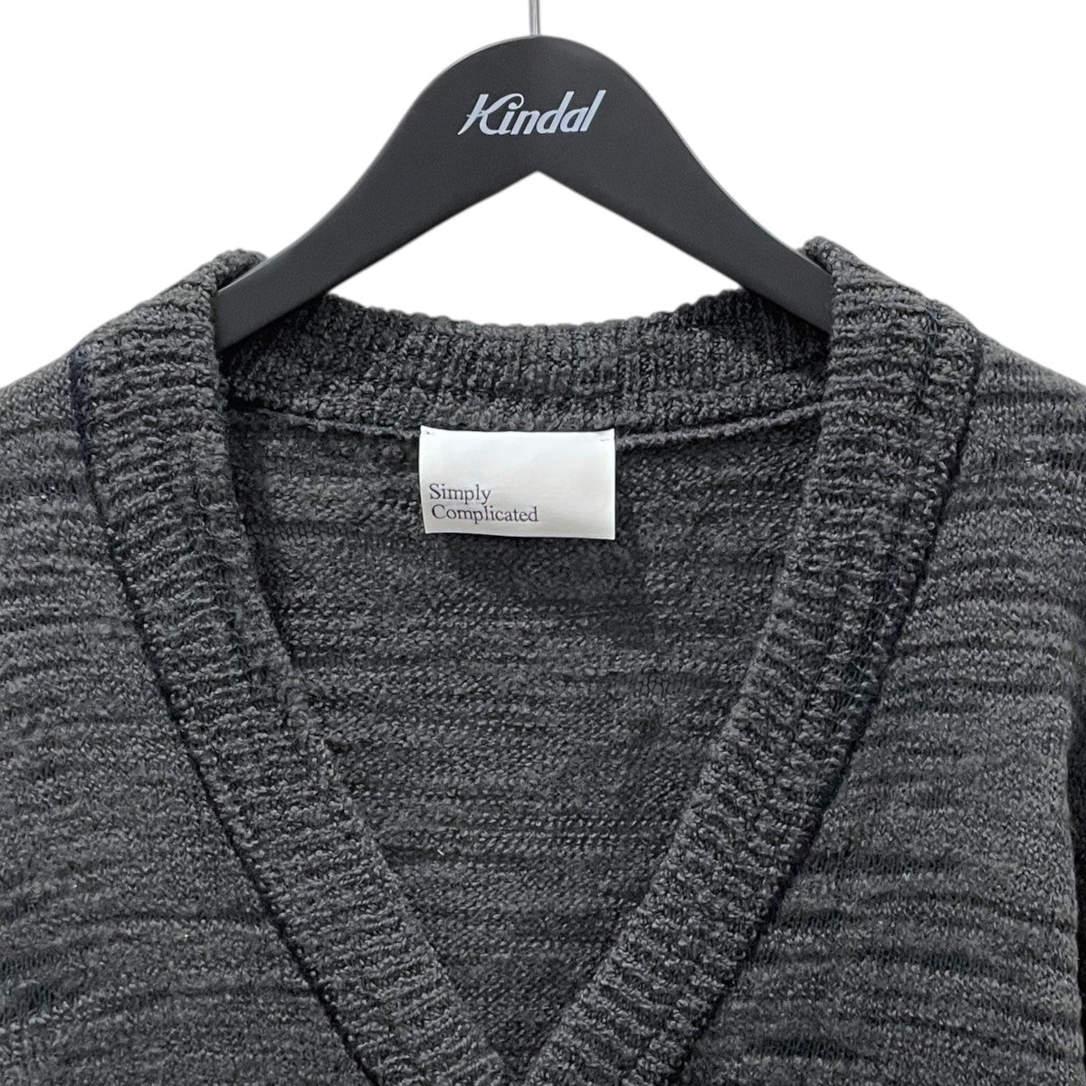 simply complicated ニット SIMPLY COMPLICATED(シンプリーコンプリケイテッド) スラブ