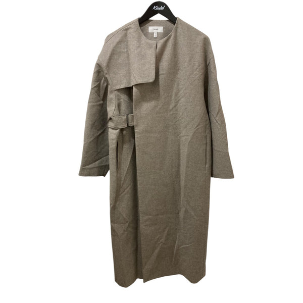 HYKE(ハイク) ノーカラー コート202-27026 022 202-27026 022 ベージュ