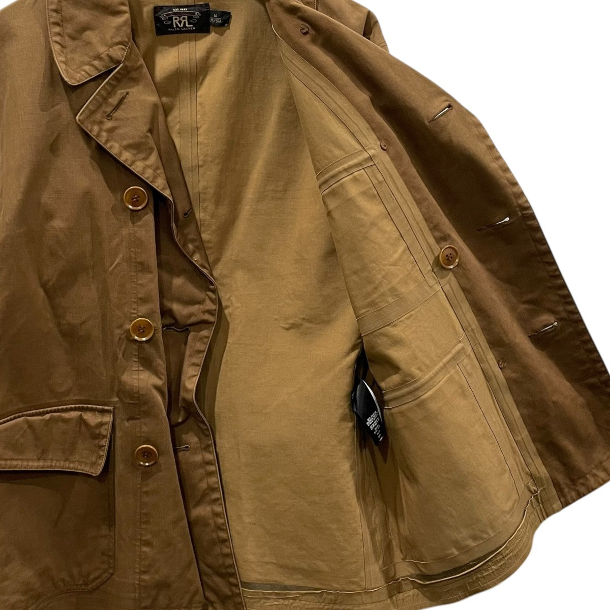 RRL(ダブルアールエル) ゴム引きダブルコート 782587811001