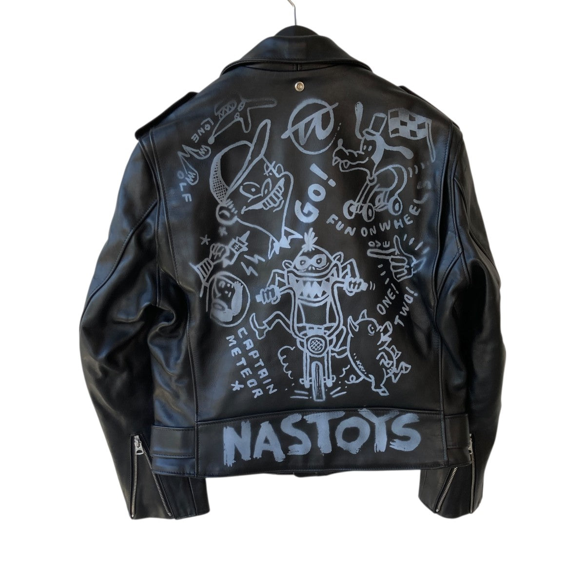 Schott×AMERICAN WANNABE Comic Riderライダースジャケット782-2950025 古着・中古-2枚目のアイテム画像