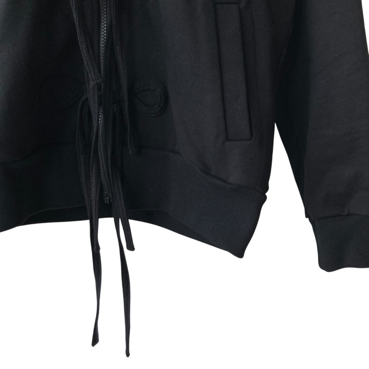 spring summer 25 collection ribbon zip hoodie is available