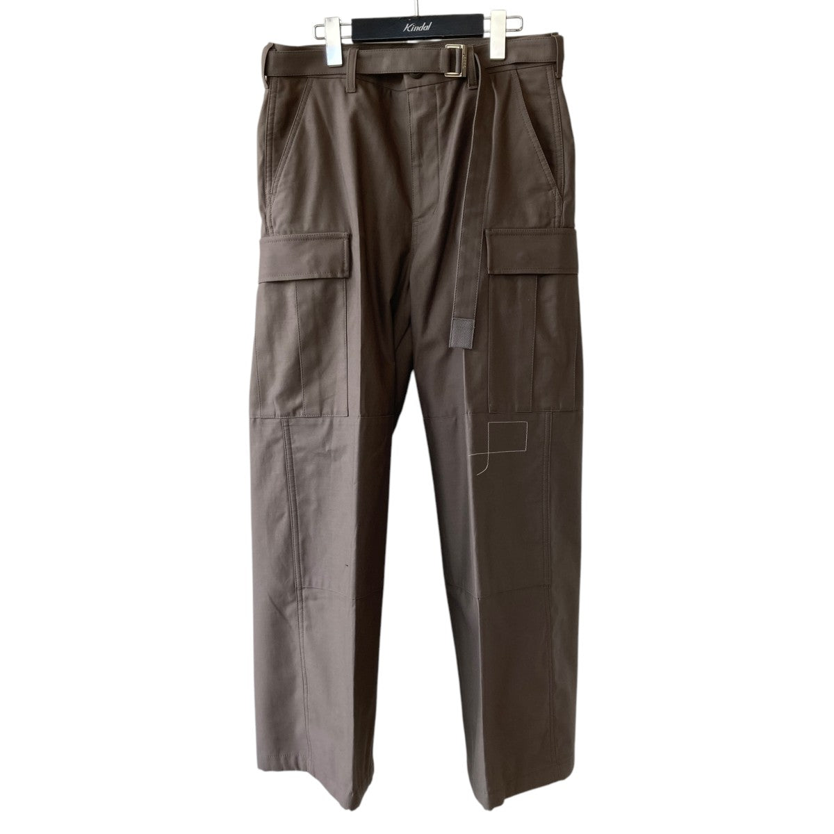 25SSCotton Back Satin Pantsカーゴパンツ25-03695M