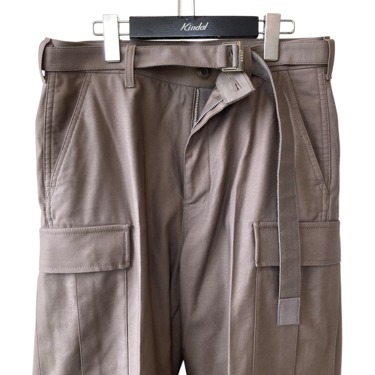 25SSCotton Back Satin Pantsカーゴパンツ25-03695M