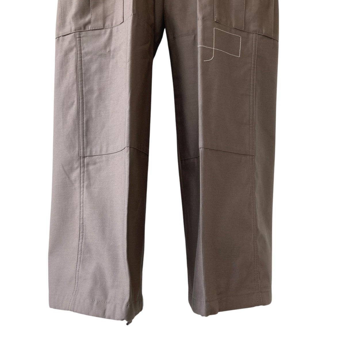 25SSCotton Back Satin Pantsカーゴパンツ25-03695M