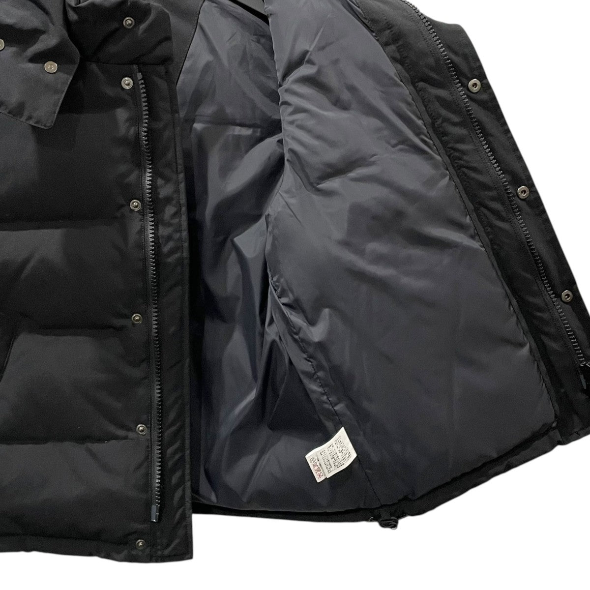 DANTON ダウンベスト サイズ36 ブラック DANTON ダウンベストブラック DANTON ダウンベスト ブラック 36