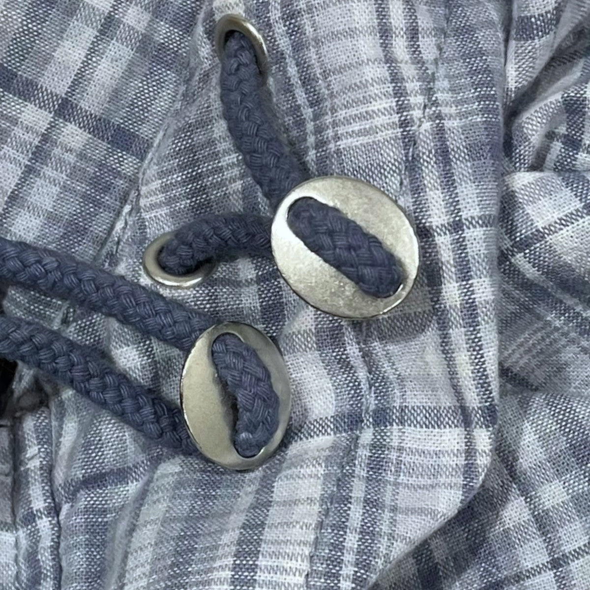 チェック柄プルオーバーフーデッドシャツ PLAID PULLOVER プレイドプルオーバー