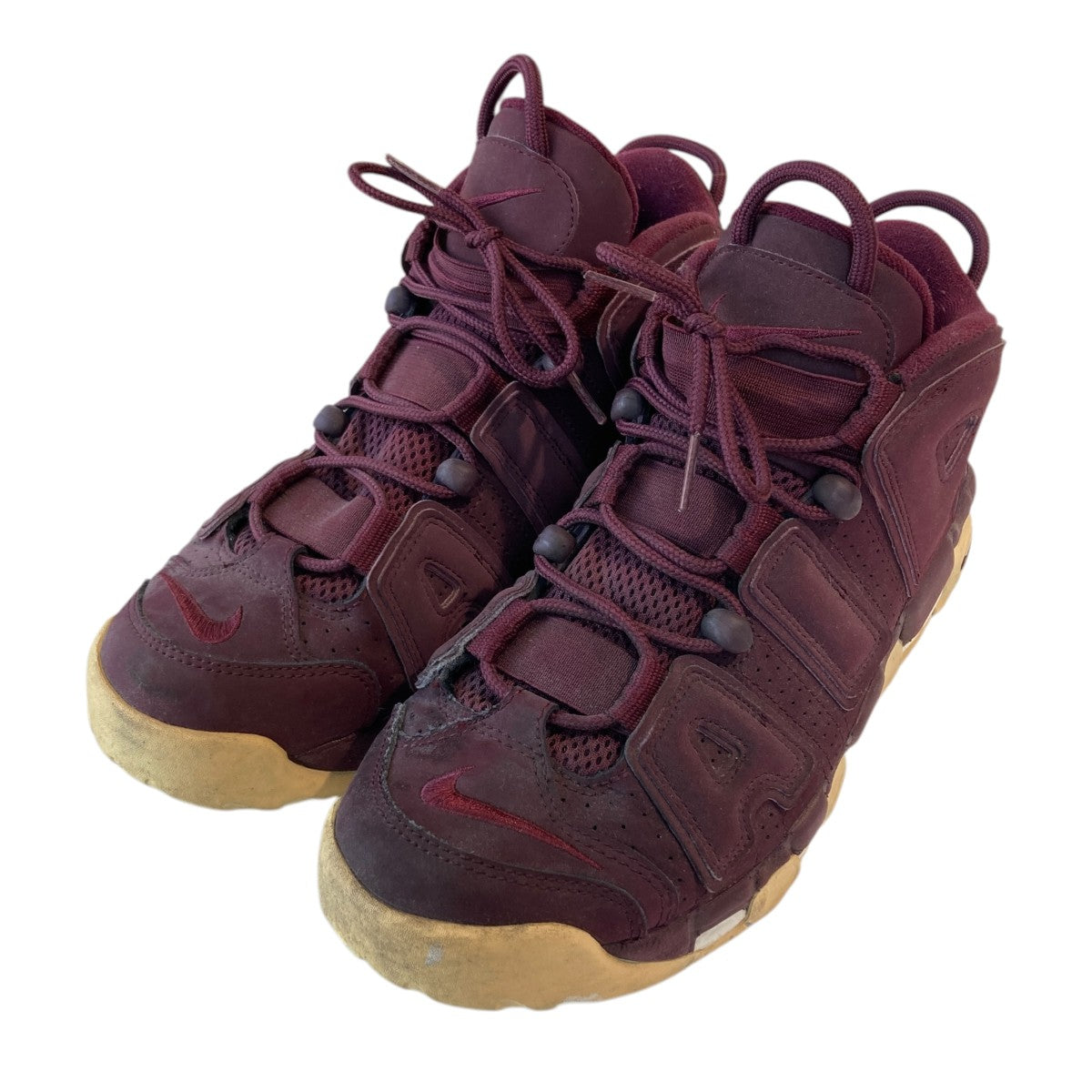 NIKE AIR MORE UPTEMPOハイカットスニーカー921949-600 古着・中古-1枚目のアイテム画像