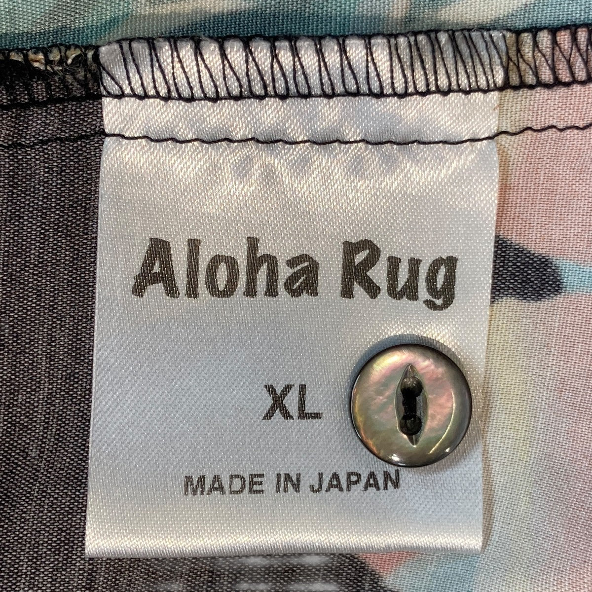 Aloha Rug(アロハラグ) アロハシャツ ブラック サイズ XL