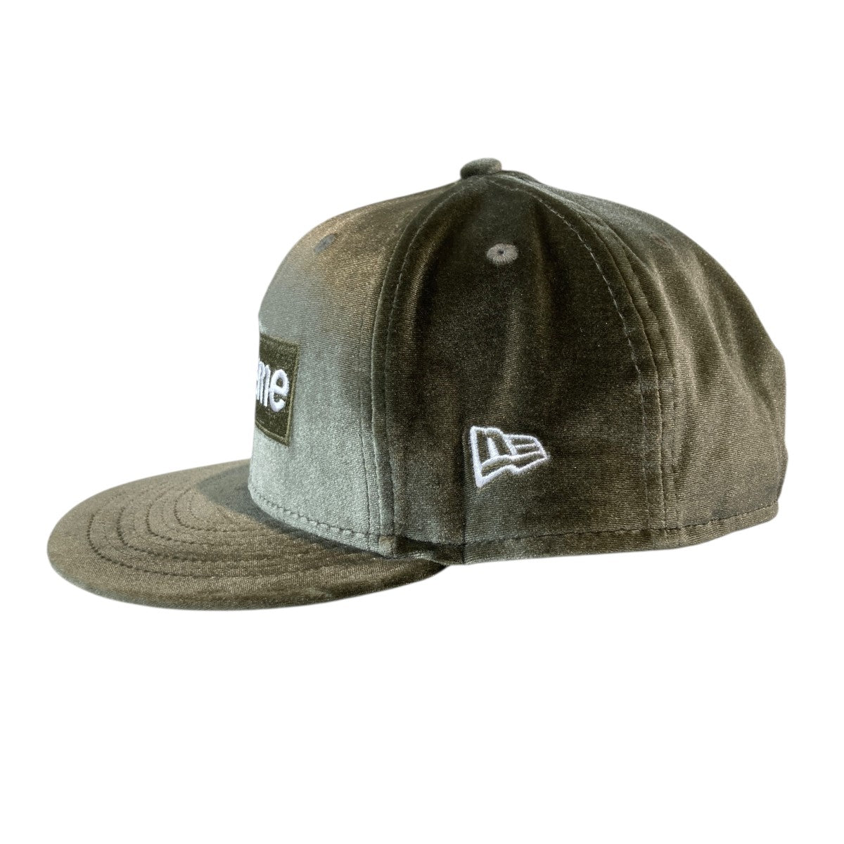 Supreme(シュプリーム) 22AWベロアキャップ オリーブ サイズ 7 5